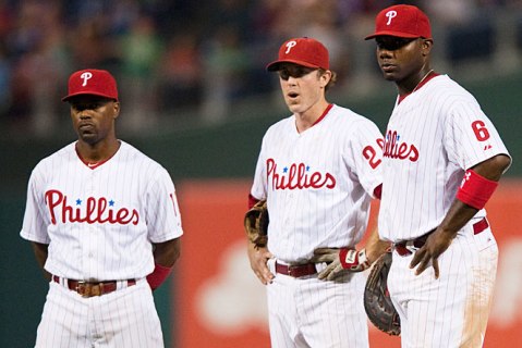 Jimmy Rollins, 34, Chase Utley, 34, and Ryan Howard, 33, will try to make some more magic in Philly (Via SI)