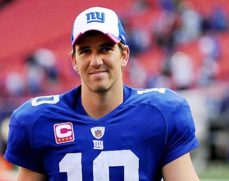 Eli Manning and the Giants host the Raiders this weekend (Via Sabo)