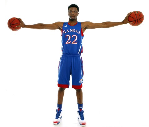 Andrew Wiggins will take this season to prove that he is the real deal (Via Jeff Jacobsen/Kansas Athletics)
