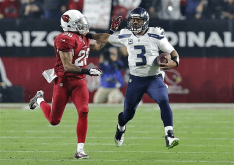 Russell Wilson stepped up against the Cardinals in week 16 (Via AP)